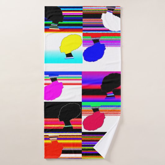 Afro Pop Towel Badehandtuch (Badehandtuch)