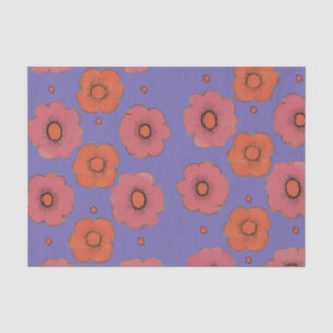 Afro Poppies-Gewebepapier Seidenpapier