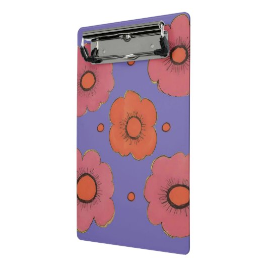 Afro Poppies Mini-Zwischenablage Mini Klemmbrett (Gewinkelt2)