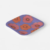 Afro Poppies Paper Plate Pappteller (Gewinkelt)