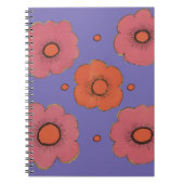 Afro Poppies Spiral Foto Notebook Notizblock (Vorderseite)