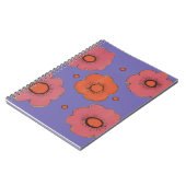 Afro Poppies Spiral Foto Notebook Notizblock (Linke Seite)