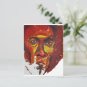 Afro Postkarte (Stehend Vorderseite)