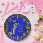 Afro Prince Baby Duschpapier Teller (Party)