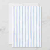 Afro Prince is on the way Blue Baby Shower Crown Einladung (Rückseite)