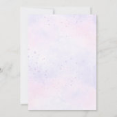 Afro Princess Drive By Baby Shower Einladung (Rückseite)