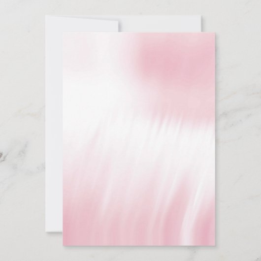 Afro Princess Pink Gold Baby Dusche Einladung (Rückseite)