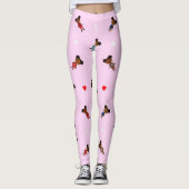 Afro Puff Leggings (Vorderseite)