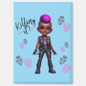 Afro Punk tötet It Magnet (Vorderseite)