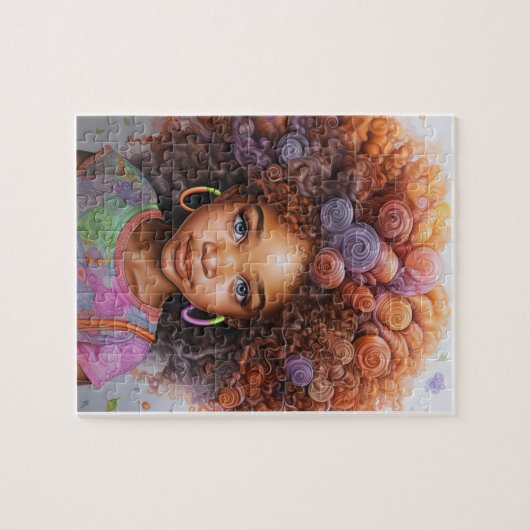 Afro Puzzle, 11" x 14", 252 Stück Puzzle (Horizontal)