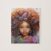Afro Puzzle, 11" x 14", 252 Stück Puzzle (Vertikal)