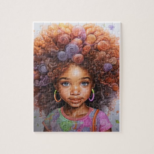 Afro Puzzle, 11" x 14", 252 Stück Puzzle (Vertikal)