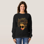 Afro Queen Empowermen Sweatshirt (Vorne ganz)