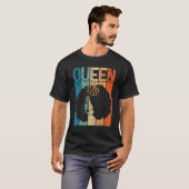 Afro Queen Melanin Black Woman Magic Black History T-Shirt (Vorne ganz)