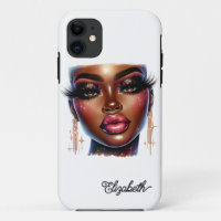 Afro Queen Melanin Chic Fashion Art
