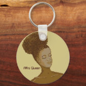 Afro Queen, Schlüsselanhänger (Vorderseite)