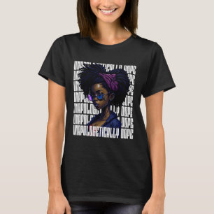 Afro Queen unapologetisch Dope Black History Mon T-Shirt