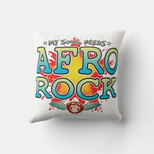 Afro Rock Soul Cushion Kissen (Rückseite)