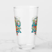 Afro Rock Soul Glass Tumbler (Links)