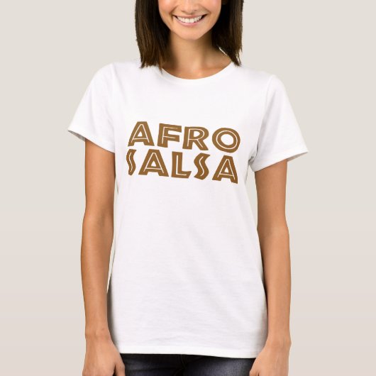 Afro Salsa Tanz T-Shirt (Vorderseite)