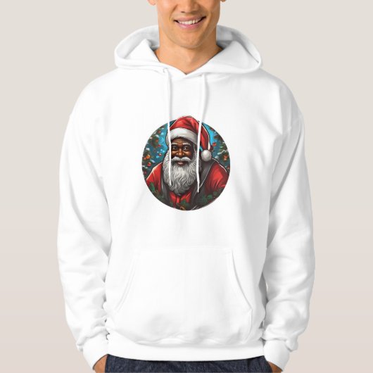 Afro Santa Hoodie (Vorderseite)