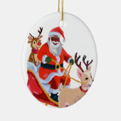 Afro Santa und Freunde Keramik Ornament (Rechts)
