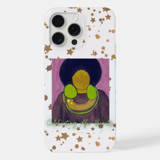 Afro-Schönheit feiern iPhone Hülle (Rückseite)