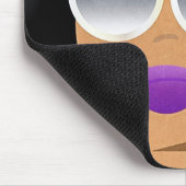 Afro-Schönheit Mousepad (Ecke)