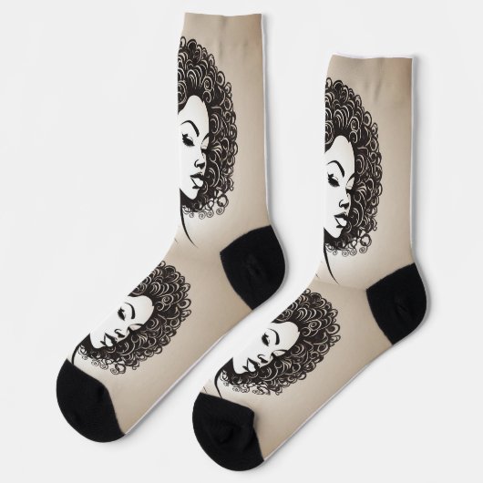 afro Socken (Linkes Detail)