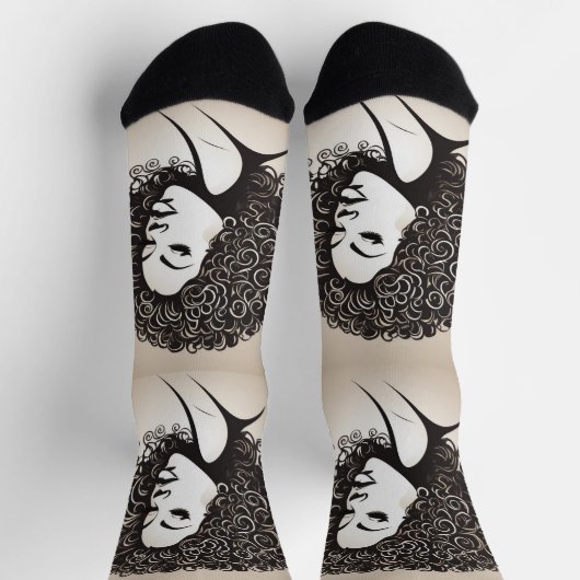 afro Socken (Oben)