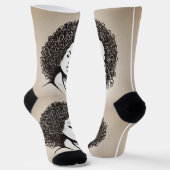 afro Socken (Gewinkelt)