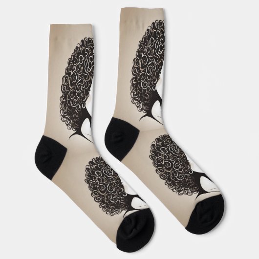 afro Socken (Rechts)