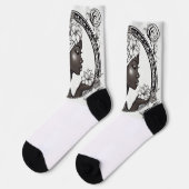 Afro-Socken Socken (Linkes Detail)