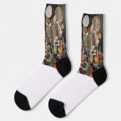 Afro-Socken Socken (Linkes Detail)