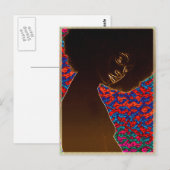 Afro Soul Sister Postkarte (Vorne/Hinten)