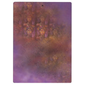 Afro Steampunk Inspired Art  Klemmbrett (Rückseite)