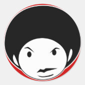 Afro Sticker (Vorderseite)