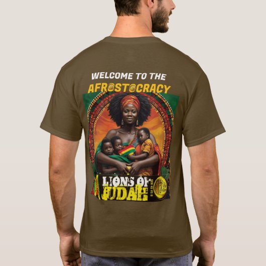 AFRO STOCRACY T-Shirt (Rückseite)