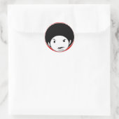 Afro Style Aufkleber (Tasche)