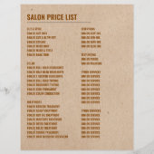 Afro Style, Haar Stylist, Haarsalon Werbung Flyer (Hinten)