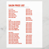 Afro Style, Haar Stylist, Haarsalon Werbung Flyer (Hinten)