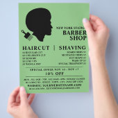 Afro Style, Männerwerbung Flyer (Hand)