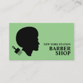 Afro Style, Men-Barbers Visitenkarte (Vorderseite)
