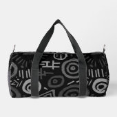 Afro-Tribal-Muster Farbige Abstraktion Duffle Bag (Rückseite)