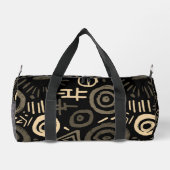 Afro Tribal Pattern Colorful Abstract  Duffle Bag (Rückseite)