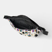 Afro Unicorn Bold Muster Bauchtasche (Offen)