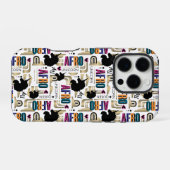 Afro Unicorn Bold Muster iPhone Hülle (Rückseite (Horizontal))