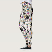 Afro Unicorn Bold Muster Leggings (Links)