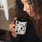 Afro Unicorn Bold Muster Tasse