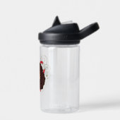 Afro Unicorn Candy Cane Herz Holiday Trinkflasche (Links)